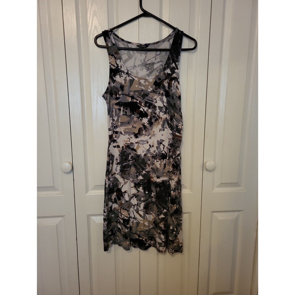 Daisy Fuentes Abstract Print Sleeveless Knee Length Dress
